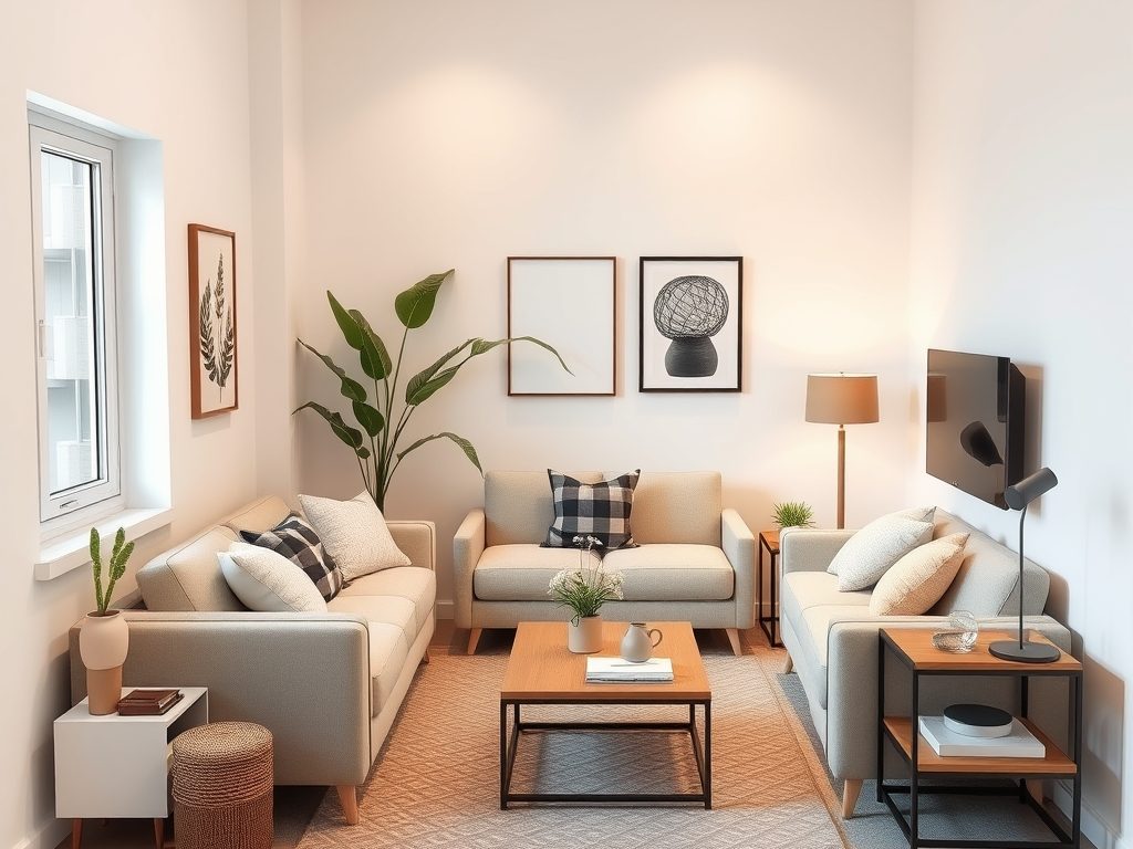 Układ mebli w małym salonie: jak połączyć funkcjonalność z przestronnością i uniknąć błędów aranżacji