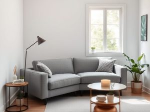 Sofa do małego salonu: jak wybrać kompaktowy i funkcjonalny mebel bez kompromisów