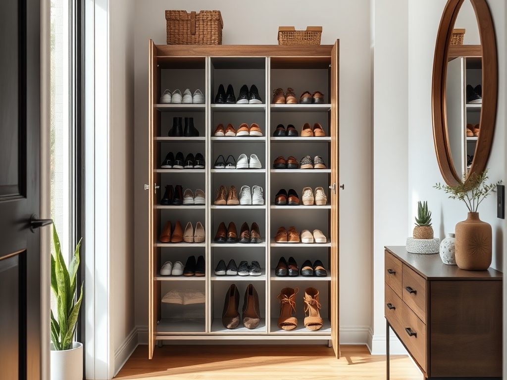 Jak wybrać szafkę na buty do przedpokoju: funkcjonalność, styl i optymalne wykorzystanie przestrzeni