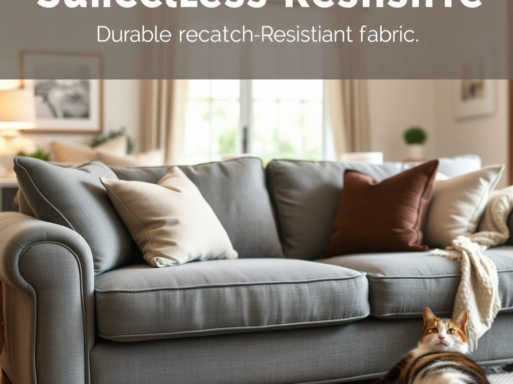 Tkaniny obiciowe odporne na kota: jak wybrać trwałe i łatwe w pielęgnacji materiały do domu ze zwierzętami