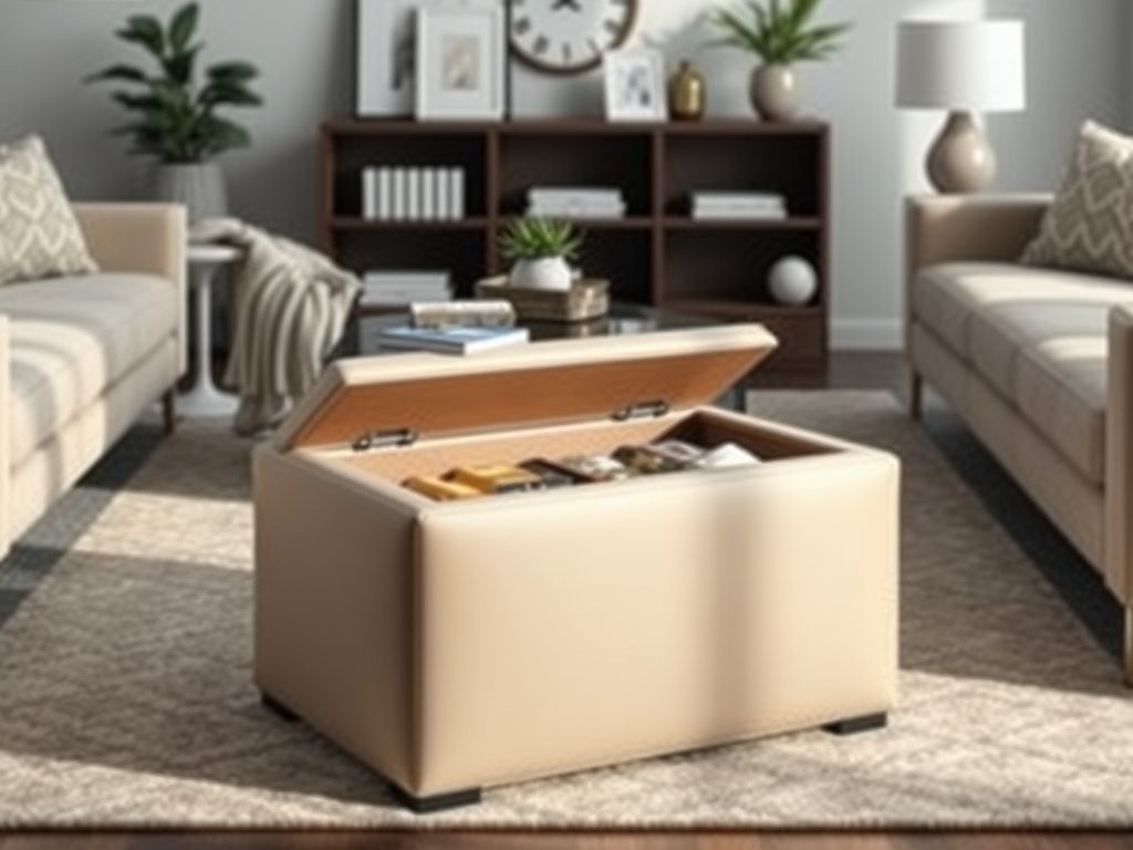 Pufa ze schowkiem – praktyczne rozwiązanie, które odmieni organizację Twojej przestrzeni